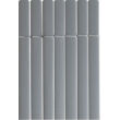 PLASTICANE OVAL műanyag nád árnyékoló-, belátásgátló, 1x3m, szürke színű